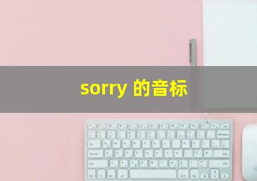 sorry 的音标